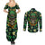 skull-and-shamrock-leaf-pattern-couples-matching-summer-maxi-dress-and-long-sleeve-button-shirts-good-luck