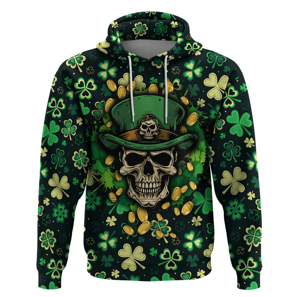 skull-and-shamrock-leaf-pattern-hoodie-good-luck