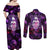 skull-and-moth-couples-matching-off-shoulder-maxi-dress-and-long-sleeve-button-shirts-fantasy-cosmic-abstract-grunge-purple-art