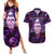 skull-and-moth-couples-matching-summer-maxi-dress-and-hawaiian-shirt-fantasy-cosmic-abstract-grunge-purple-art