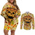 skull-pizza-pattern-couples-matching-off-shoulder-short-dress-and-long-sleeve-button-shirts-rest-in-pizza