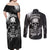 skull-grunge-pattern-couples-matching-off-shoulder-maxi-dress-and-long-sleeve-button-shirts-warning-im-an-asshole