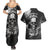 skull-grunge-pattern-couples-matching-summer-maxi-dress-and-hawaiian-shirt-warning-im-an-asshole