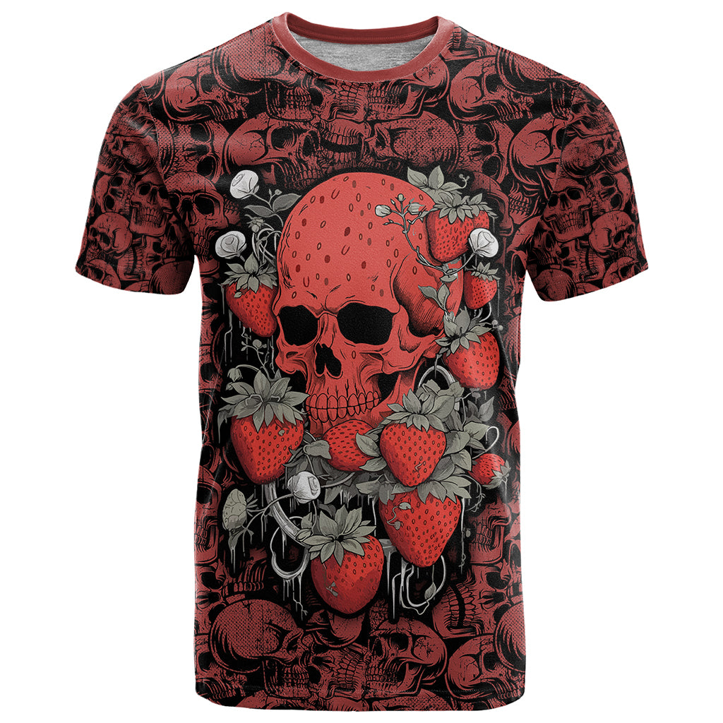 skull-pattern-t-shirt-i-love-you-berry-much