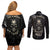 skull-demon-fantasy-couples-matching-off-shoulder-short-dress-and-long-sleeve-button-shirts-time-to-unleash-a-litte-hell