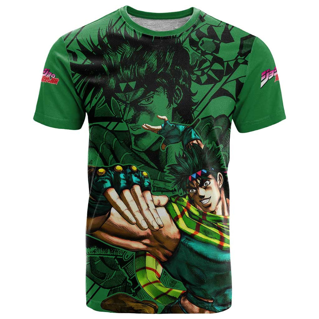 Joseph Joestar - JoJo's Bizarre Adventure T Shirt Anime Mix Black Sketch Style