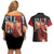 Sakuragi - Slam Dunk Couples Matching Off Shoulder Short Dress and Hawaiian Shirt Anime Style