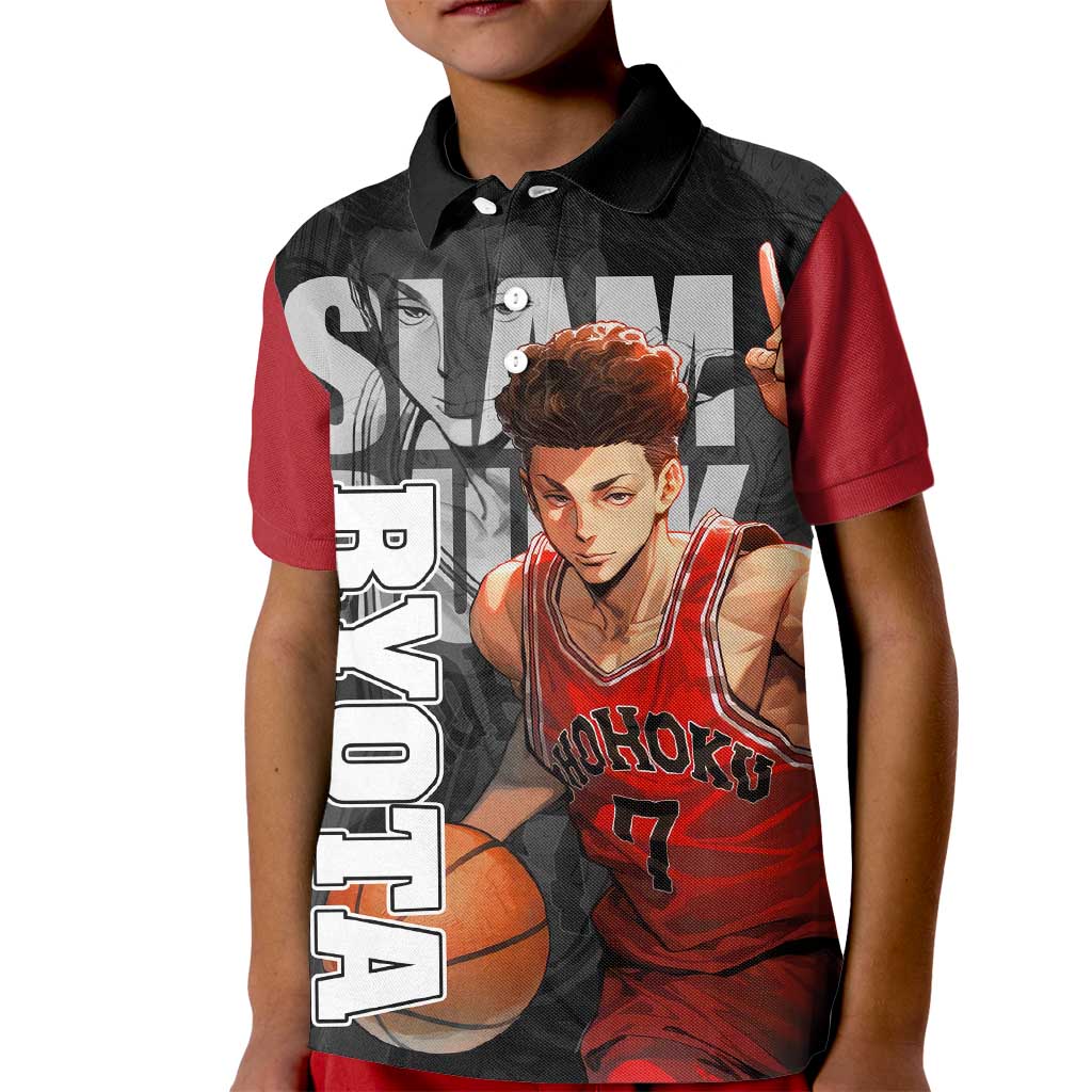 Miyagi Ryota - Slam Dunk Kid Polo Shirt Anime Style