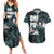 Fubuki - One Punch Man Couples Matching Summer Maxi Dress and Hawaiian Shirt Anime Style