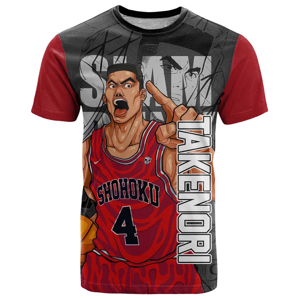 Akagi Takenori - Slam Dunk T Shirt Anime Style