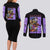 Jotaro Kujo Jojo’s Six Star Bizarre Adventure Couples Matching Long Sleeve Bodycon Dress and Long Sleeve Button Shirt Anime Style