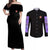 Jotaro Kujo Jojo’s Six Star Bizarre Adventure Couples Matching Off Shoulder Maxi Dress and Long Sleeve Button Shirt Anime Style