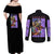 Jotaro Kujo Jojo’s Six Star Bizarre Adventure Couples Matching Off Shoulder Maxi Dress and Long Sleeve Button Shirt Anime Style