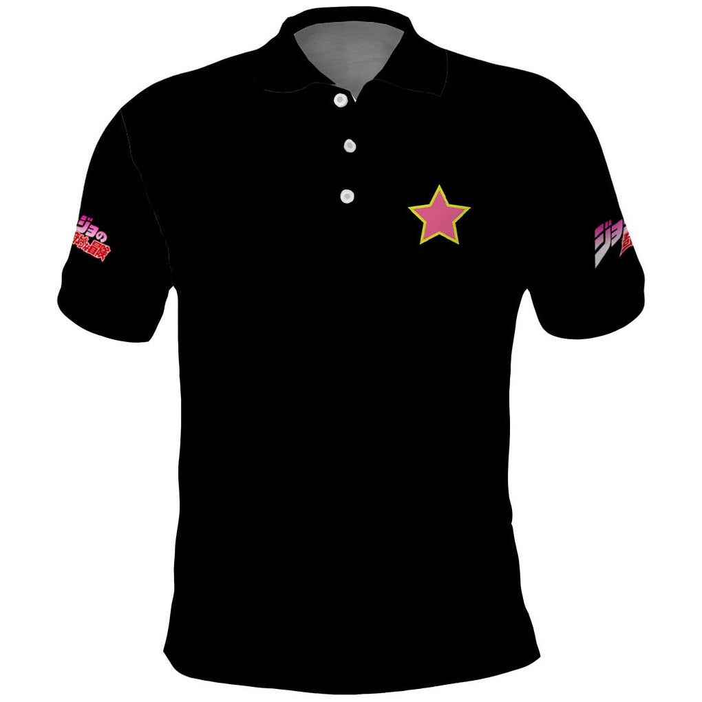 Jotaro Kujo Jojo’s Six Star Bizarre Adventure Polo Shirt Anime Style