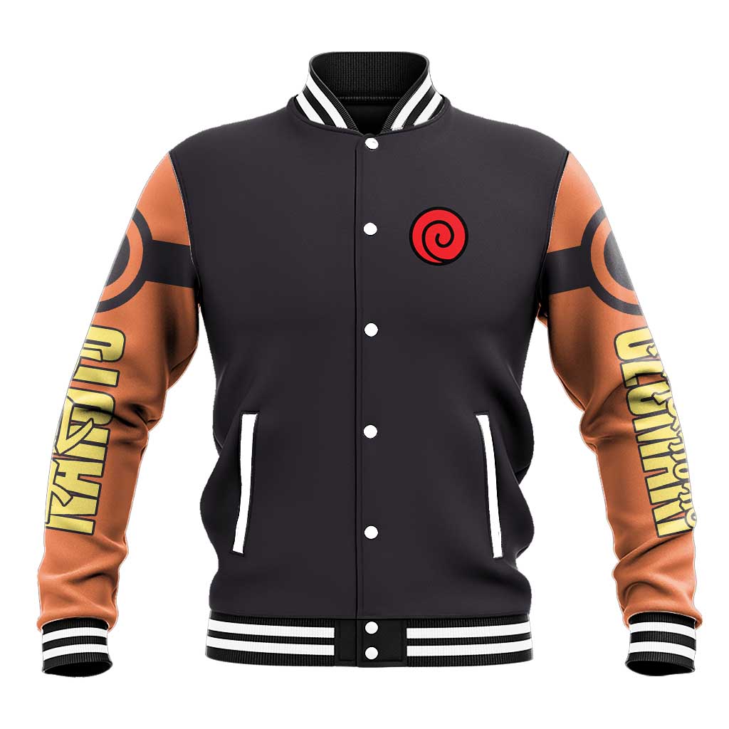 Uzumaki Naruto Naruto Shippuden Baseball Jacket Anime Style