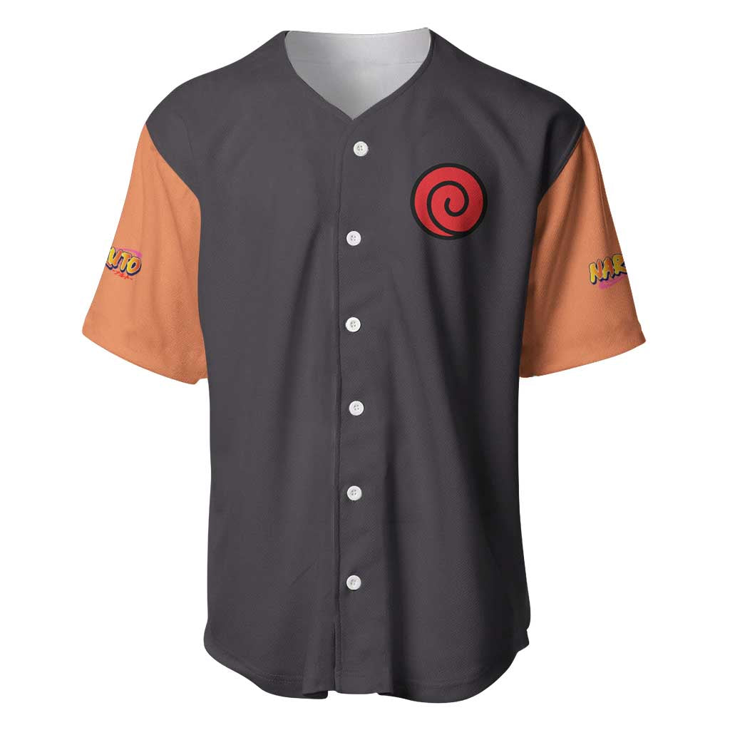 Uzumaki Naruto Naruto Shippuden Baseball Jersey Anime Style