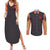 Uzumaki Naruto Naruto Shippuden Couples Matching Summer Maxi Dress and Long Sleeve Button Shirt Anime Style