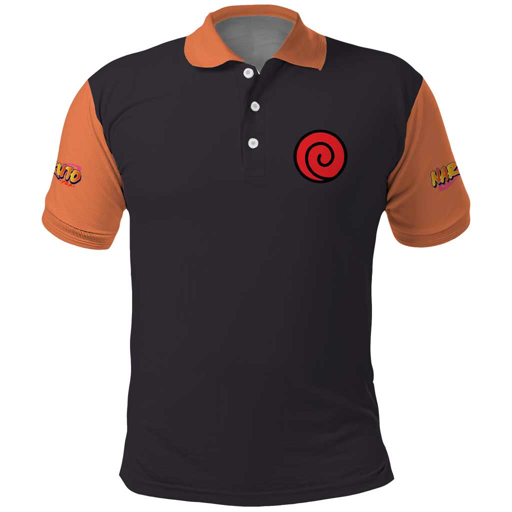 Uzumaki Naruto Naruto Shippuden Polo Shirt Anime Style