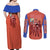 Son Goku Dragon Ball Z Couples Matching Off Shoulder Maxi Dress and Long Sleeve Button Shirt Anime Style