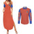 Son Goku Dragon Ball Z Couples Matching Summer Maxi Dress and Long Sleeve Button Shirt Anime Style