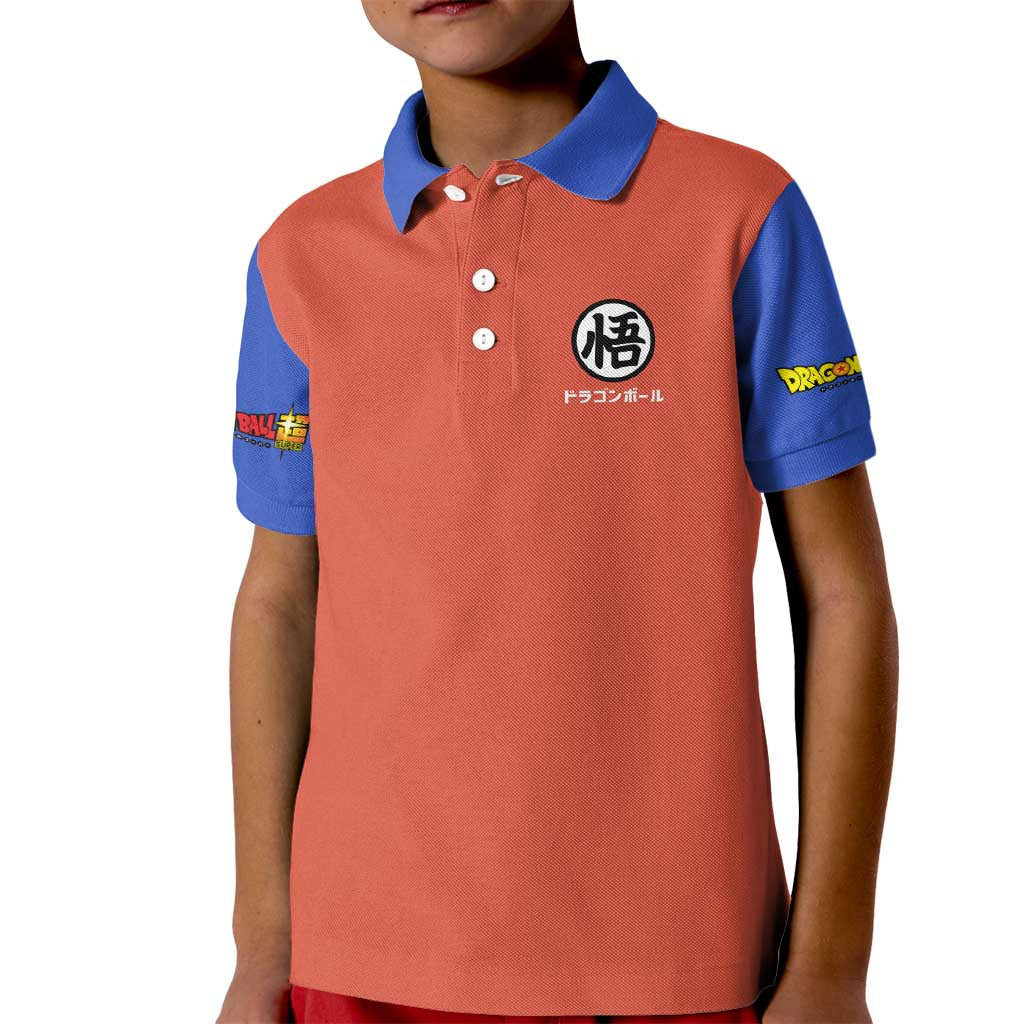 Son Goku Dragon Ball Z Kid Polo Shirt Anime Style