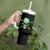 When I Was Born Mad Skull Tumbler With Handle