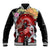 Red Dragon Baseball Jacket Japan Art Style