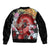 Red Dragon Bomber Jacket Japan Art Style