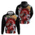 Red Dragon Hoodie Japan Art Style