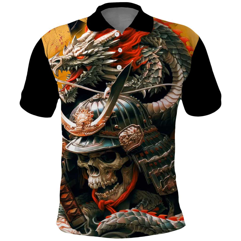 Samurai Yakuza Polo Shirt Japan Art Style