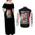 Mitsuri Kanroji - Kimesu No Yaiba Couples Matching Off Shoulder Maxi Dress and Long Sleeve Button Shirt Anime Style