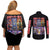 Kamen Rider Den-O Couples Matching Off Shoulder Short Dress and Long Sleeve Button Shirt Anime Style