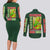 Flygon - Poke Couples Matching Long Sleeve Bodycon Dress and Long Sleeve Button Shirt Anime Style