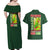 Flygon - Poke Couples Matching Off Shoulder Maxi Dress and Hawaiian Shirt Anime Style