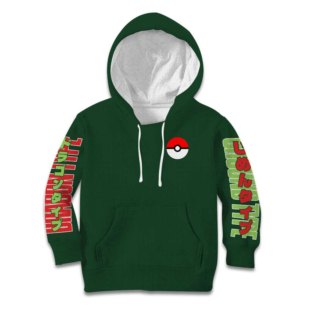 Flygon - Poke Kid Hoodie Anime Style