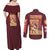 Blaziken - Poke Couples Matching Off Shoulder Maxi Dress and Long Sleeve Button Shirt Anime Style