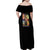 Faye Valentine Cowboy Bebop Family Matching Off Shoulder Maxi Dress and Hawaiian Shirt Japan Anime Style TS04