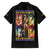 Faye Valentine Cowboy Bebop Family Matching Off Shoulder Short Dress and Hawaiian Shirt Japan Anime Style TS04