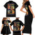 Faye Valentine Cowboy Bebop Family Matching Short Sleeve Bodycon Dress and Hawaiian Shirt Japan Anime Style TS04