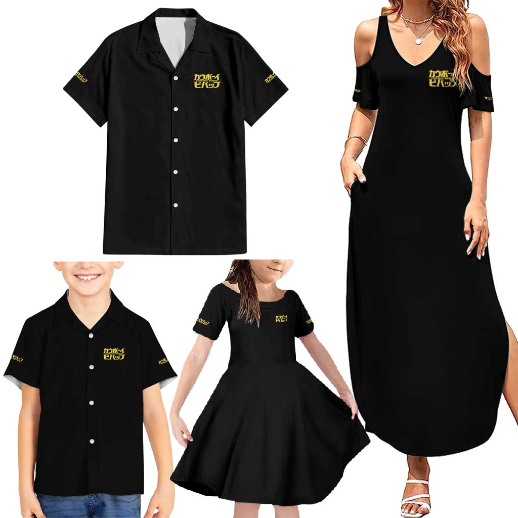 Faye Valentine Cowboy Bebop Family Matching Summer Maxi Dress and Hawaiian Shirt Japan Anime Style TS04