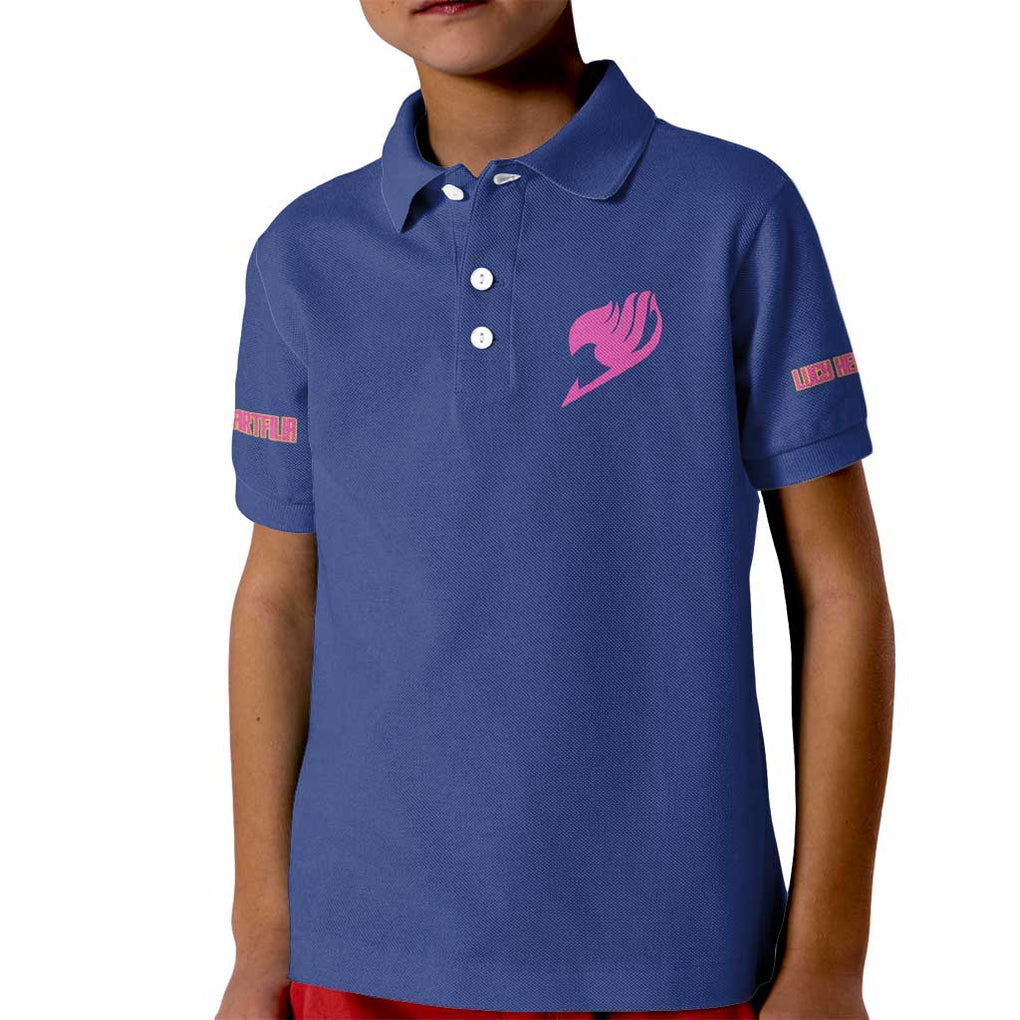 Lucy Heartfilia Fairy Tail Kid Polo Shirt Anime Style