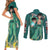 Yusuke Urameshi Couples Matching Short Sleeve Bodycon Dress and Long Sleeve Button Shirt Yu Yu Hakusho Anime