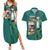 Yusuke Urameshi Couples Matching Summer Maxi Dress and Hawaiian Shirt Yu Yu Hakusho Anime