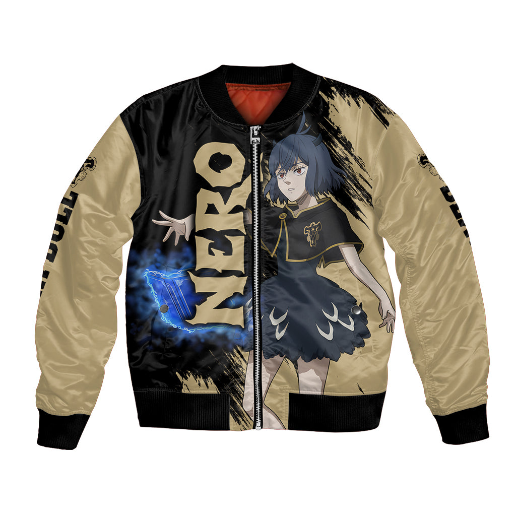 Black Bull Nero Bomber Jacket Black Clover Anime