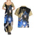 Black Bull Nero Couples Matching Summer Maxi Dress and Hawaiian Shirt Black Clover Anime