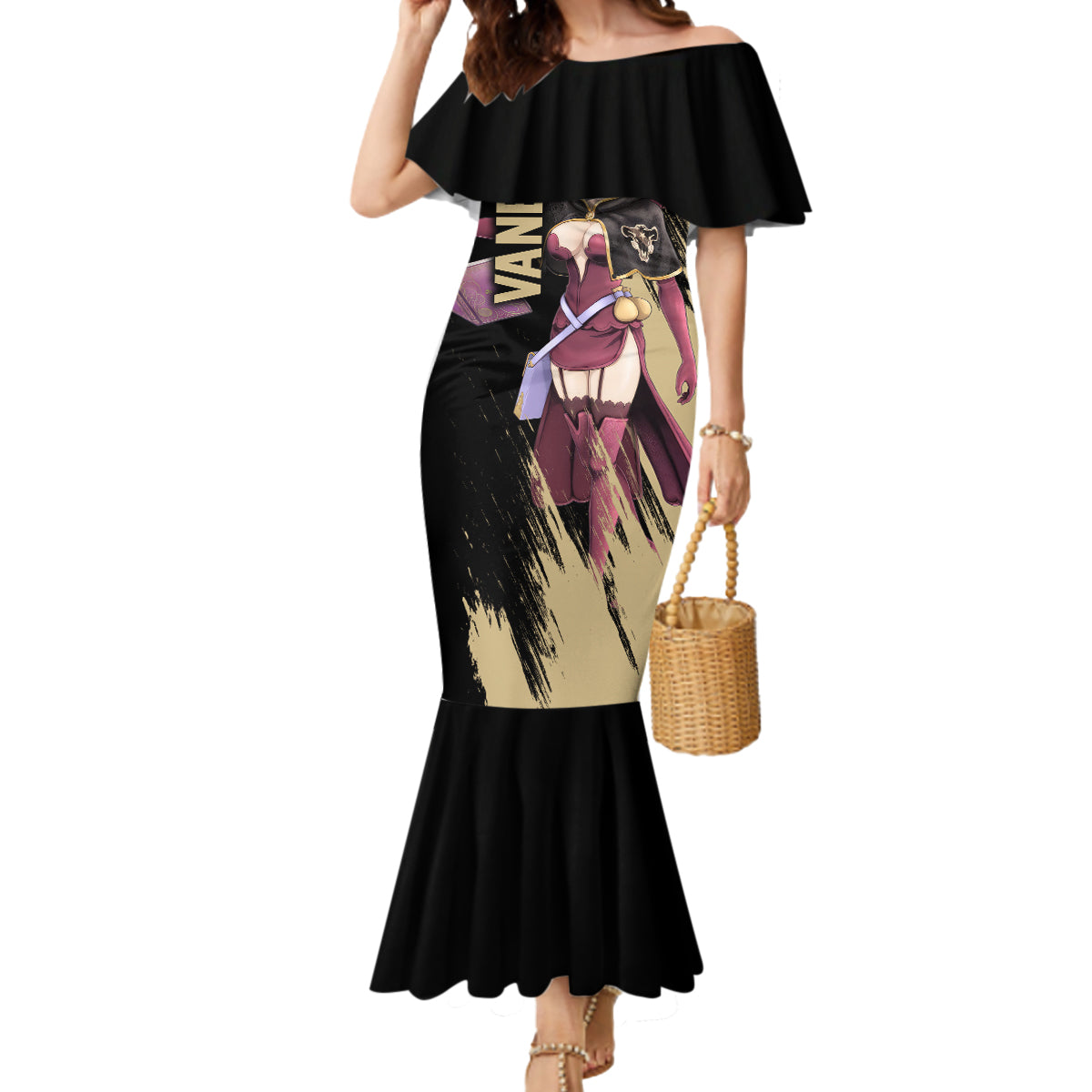 Black Bull Vanessa Mermaid Dress Black Clover Anime