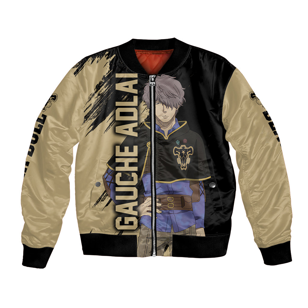 Black Bull Gauche Adlai Bomber Jacket Black Clover Anime