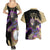 Black Bull Gauche Adlai Couples Matching Summer Maxi Dress and Hawaiian Shirt Black Clover Anime