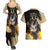 Black Bull Magna Swing Couples Matching Summer Maxi Dress and Hawaiian Shirt Black Clover Anime