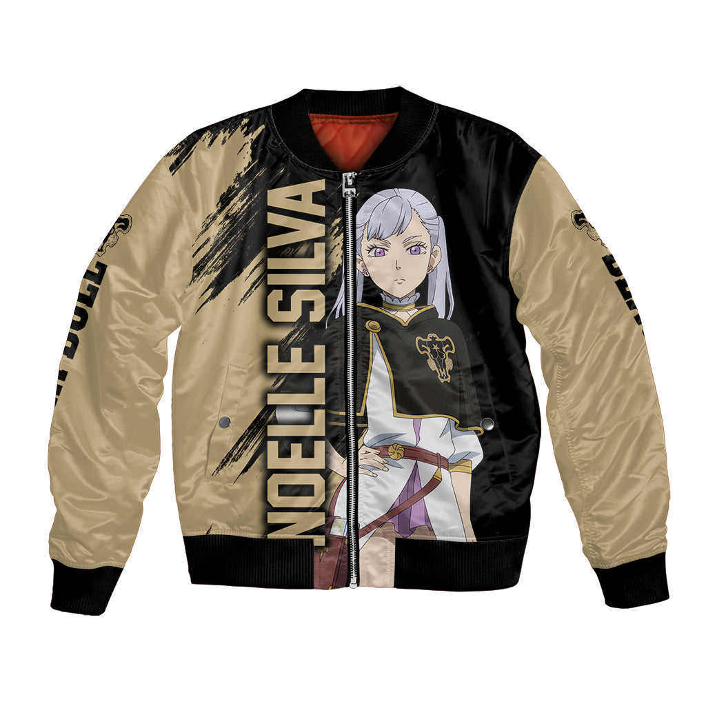 Black Bull Noelle Silva Bomber Jacket Black Clover Anime